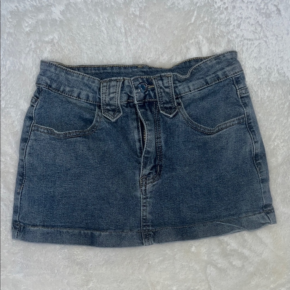 Denim Mini Skirt